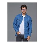 muzzo jeans Oversize Açık Mavi Kot Gömlek