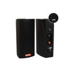 Mv-19 2X7.5 Cm 40 Watt Komütatörlü Hat Trafolu Siyah Sütun Hoparlör (2'Li Takım) (5267)
