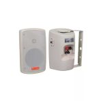 Mv-36 11 Cm 50 Watt Komütatörlü Hat Trafolu Krem Beyaz Sütun Hoparlör (2'Li Takım) (5267)
