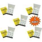 MVA Clipper 5 Paket Çakmak Taşı 45 Adet Uyumlu Tüm Çakmaklar İçin Pratik Kullanım
