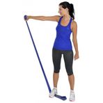 Mvs Pılates & Yoga Egzersız Bandı , Theraband Mavı Renk(Guclu) 45.5 Mt
