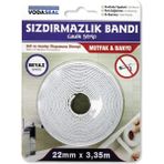 MWX Teknoloji 53.01.006 22'li Sızdırmaz Bant, Beyaz - Option-1 - 0 - Siyah - 1 Adet