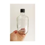 MWX Teknoloji 750 ml Şeffaf Tombul Yağ Şişesi Sızdırmaz Akıtıcılı Kapaklı 750 cc Yağdanlıklı Cam Şişe 6 Adet - Option-1
