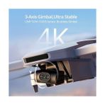 MWX Teknoloji Atom 3 Eksenli Gimbal 4K Gps Drone, 249 G'ın Altında, 96 Dakika Uçuş, Maksimum 6 Km Iletim, Görsel Takip, 4k/30 Fps Hızlı Çekim, Yetişkinler ve Yeni Başlayanlar Için Hafif - Option-1 - 0 - Siyah