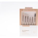 MWX Teknoloji Brush Luxe 6 Parça Profesyonel Makyaj Fırça Seti, Ultra Yumuşak Doğal Kıllı Sentetik, Allık, Far, Kapatıcı, Eyeliner ve Kaş Şekillendirici, Krem - Kestane Akaju - Option-1