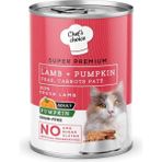 MWX Teknoloji Chef's Choice Kuzu Etli ve Balkabağı Ezmeli Yetişkin Kedi Yaş Maması, 400 G x 12 Adet