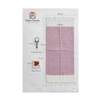 MWX Teknoloji Hediye Hamamı 3'lü Avantajlı Keçe Sabunlu Set - Magnet Aynalı, 3 Havlu ve Doğal Lifli Sabun - Spa Banyo Hediye Kutulu (Mor Pembe Kırmızı) - 001-Beyaz - Option-1