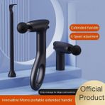 MWX Teknoloji Masaj Aleti 30W Güçlü Motor 6 Kademeli 4 Profesyönel Masaj Başlığı Sırt Bel Bacak ve Kol Masajı Küçük Taşınabilir Portatif Model KH-555 Gri Renk (Gri) - 000-Siyah