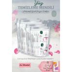 MWX Teknoloji Mistik Gül Suyu 120'LI Yüz Temizleme Mendili ve Pamuk Hediyeli