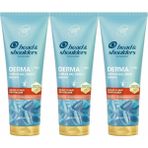 MWX Teknoloji &shoulders Dermaxpro Scalp & Hair Revitaliser Dökülme Karşıtı Saç ve Saç Derisi Bakım Kremi Kafein ve Seramid ile 220ML 3lü Paket - Option-1