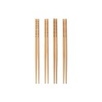 MWX Teknoloji Trebent Yıkanabilir Bambu Chopstıck Çin Yemek Çubuğu - 0,5 L
