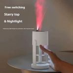 MWX Teknoloji Yıldızlı Projektör Hava Nemlendirici Buhar Makinası Işıklı Humidifer 280 ml Araç Nemlendirici