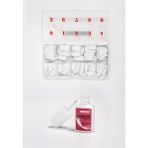 Mxbon Protez Tırnak Tips Yapıştırıcı Glue 7 gr+Tips Protez Tırnak Beyaz 500’lü Set