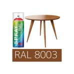 MxS AHŞAP MASA-SANDALYE ÖZEL YAPIM SPREY BOYA 400ML AÇIK KAHVE