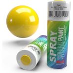 Mxs Akrilik Sprey Boya 400 ml - Trafik Sarı