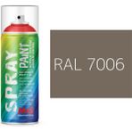 MxS Extra Pigmentli Özel Yapım Akrilik Sprey Boya 400 ml (Gri Tonları)(Araba-Metal-Ahşah-Plastik) - RAL-7006 BEJ GRİ