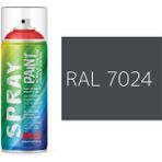 MxS Extra Pigmentli Özel Yapım Akrilik Sprey Boya 400 ml (Gri Tonları)(Araba-Metal-Ahşah-Plastik) - RAL-7024 GRAFİT GRİ