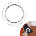 MxyVrix PopSocket cep telefonu kulpları için manyetik taban, halka, mıknatıs, iPhone serisi ile uyumlu, Kindle/telefon için çıkarılabilir tutucu, ince ve hafif, mat şeffaf