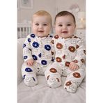 My Babies Label Erkek Bebek Tulum Hayvan Desenli Çeşitleri 1-3-6 aylık Yenidoğan Kıyafet Pamuklu