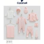 My Baby Kumsal % 100 Coton 10 Lu Hastane Çıkışı ( Yeni Doğan ) Tıny Lace Mini Dantel Detaylı ZK1911 - Pembe - Yenidoğan