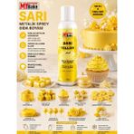 My Bake Mybake Sarı Metalik Sprey Gıda Boyası 250 ml
