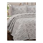 My Bed Home Collection SERA YASTIKLI YATAK ÖRTÜSÜ PİKE TAKIMI (KAHVE)