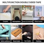 My Best Store Geniş 10 Metre * 3 cm Çift Taraflı Süper Güçlü Yapışkan Yapıştırıcı Bant Isıya Dayan� - Standart - Çok Renkli