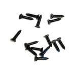 My Best Store Klips, Menteşe, Ayak, Ağaç, Sunta Vidası 2,2x9,5mm - Siyah 100 Adet - Standart