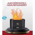 My Best Store LED Işıklı Buhar Makinesi Alev Efektli Kumandalı Oda Nemlendirici - Renkli