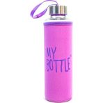 My Bottle 470 ml Mor Renkli Kılıflı Matara