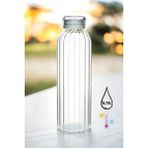 My Bottle Line Series Borosilikat Cam Matara 0,75ML Vakum Kapaklı Su Şişesi Suluk 750ML - 0,12 L - 0400