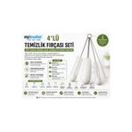 my brusher 4'lü Temizlik Fırçası Seti | Pipet, Matara, Biberon, Suluk, Çaydanlık ve Termos Temizleme