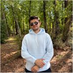 My Butik Erkek 3 Iplik Basic Oversize Kanguru Cepli Kapüşonlu Sweatshirt - Açık Mavi