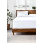 My Catherine Lastikli & Hipoalerjenik Çarşaf |%100 Pamuk Penye Kumaş | Çift Kişilik 200x200 - Beyaz, LUXCARSAF