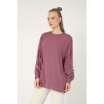 My City 5633 - Rahat, Salaş Basic Kadın Uzun Sweatshirt
