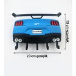 My Craft 3D MYCRAFT3D Gt Araba Tasarımlı Duvar Anahtarlığı 3D Baskı Dekoratif Anahtar Askısı - Gt Araba Figürlü Hediyelik - Mavi