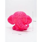 My Craft 3D MYCRAFT3D Sevimli Fil Çocuk Odası Gece Lambası 3D Tasarım LED Işıklı Masaüstü Mesh Dekor Hediyelik - Pembe