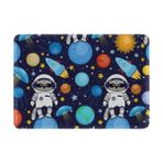 My Daily Rakun Astronot Renkli Uzay Gezegeni Deri Pasaport Tutucu Kapak Kılıf Koruyucu, Çok renkli, 6.5 x 4.5 inch