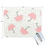 My Daily Sevimli Şemsiye Puantiyeli Mouse Pad 25 x 19 x 0,5 cm, Oyun ve Ofis için Kaymaz Kauçuk Taban Pedi