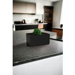 My Design Metal Saksı 3 parça beyaz set