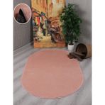 My Evilla Modern Dekoratif Kaymaz Taban Simirna Oval Halı Yolluk - 200 x 250 cm - Pembe