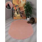 My Evilla Modern Dekoratif Kaymaz Taban Simirna Oval Halı Yolluk Pembe 100 x 200
