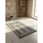 My Evilla Seccade Hafif Katlanabilir Yıkanabilir Namazlık Şık Motifli Çeyizlik ve Hediyelik Mavi Antrasit - Mavi - Antrasit - 70 x 120 cm
