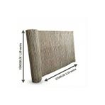 My Family Doğal Hasır Çit 1.50x2.50 Metre Bambu Görünümlü Kamış Bahçe Balkon Gölgelik Rüzgarlık