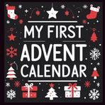 My First Advent Calendar: High Contrast Baby Book for Newborns | A Black-and-White Book for Babies That Helps Visual Development