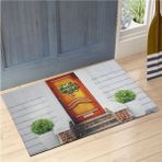My Floor Kapı Baskılı Çift Taraflı Kauçuk Kapı Önü Paspası - 45 x 70 cm - Renkli
