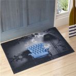 My Floor Koltuk Baskılı Çift Taraflı Kauçuk Kapı Önü Paspası - 45 x 70 cm - Renkli