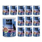 My Food Biftekli Pate 12x400 gr Yetişkin Köpek Konserve Maması