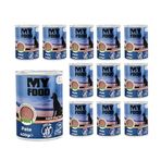 My Food Somonlu Pate 12x400 gr Yetişkin Köpek Konserve Maması