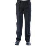 My Form Dual Erkek Alpaka Kumaş Pantolon-Sıyah - Siyah - 4XL
